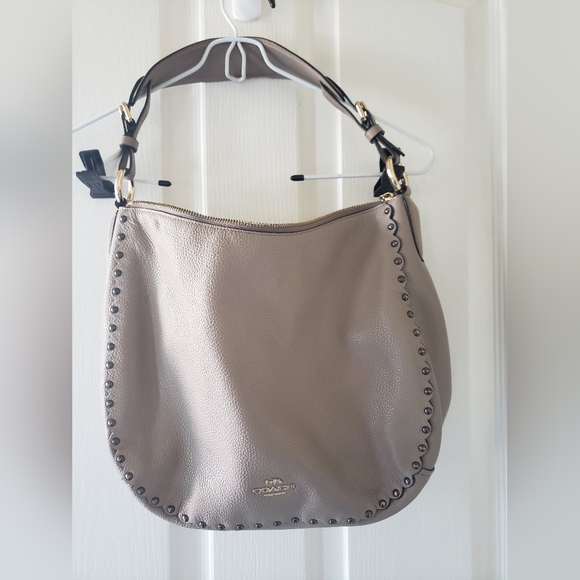 Coach Handbags - Gray Coach crossbody or tote